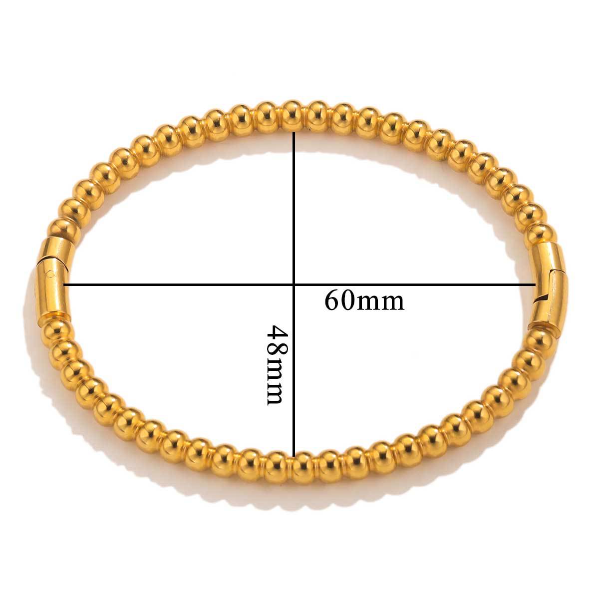 Fashion bamboo titanium steel bracelet female summer niche cold style ins stainless steel retro bamboo jewelry - Image 9
